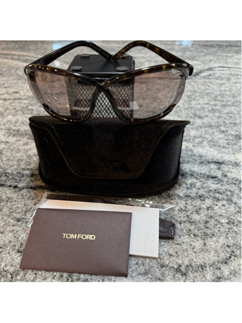 Tom Ford TF 1069 Brown Sunglasses - Picture 2 of 9